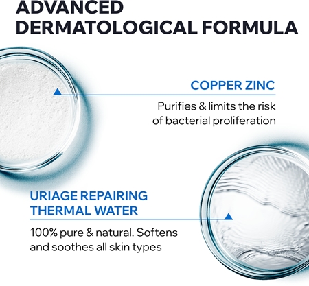 Uriage Bariéderm Cica Cleansing Gel with Copper-Zinc gel nettoyant apaisant pour les peaux crevassées
