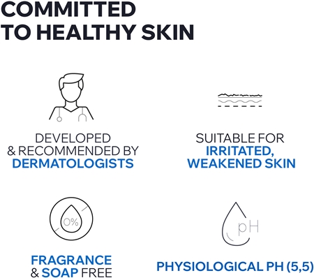 Uriage Bariéderm Cica Cleansing Gel with Copper-Zinc gel nettoyant apaisant pour les peaux crevassées