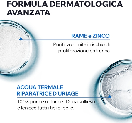 Uriage Bariéderm Cica Cleansing Gel with Copper-Zinc gel detergente lenitivo per pelle screpolata