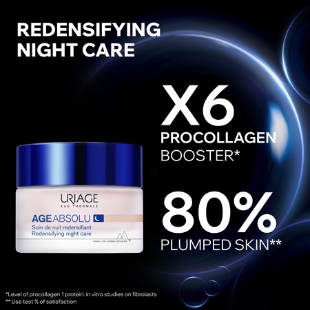 Uriage Age Absolu Redensifying Night Care Uuendav ööhooldus vananemisvastase toimega