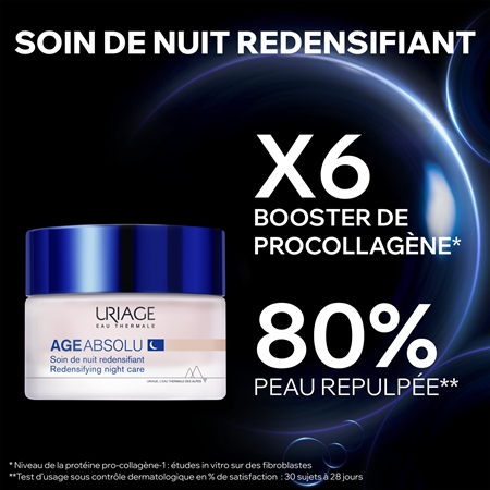 Uriage Age Absolu Redensifying Night Care soin de nuit rénovateur anti-âge