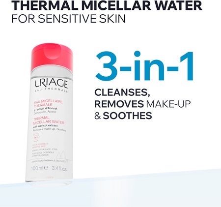 Uriage Hygiène Thermal Micellar Water - Sensitive Skin μικυλλιακό καθαριστικό νερό για ευαίσθητη επιδερμίδα