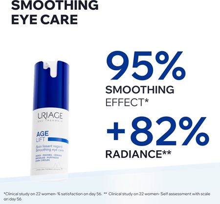 Uriage Age Lift Smoothing Eye Care Eye Treatment for Minimising Fine Lines with retinol