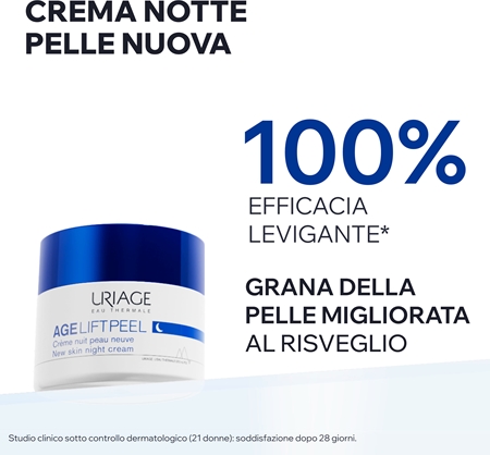 Uriage Age Lift New Skin Night Cream crema notte antirughe con AHA Acids