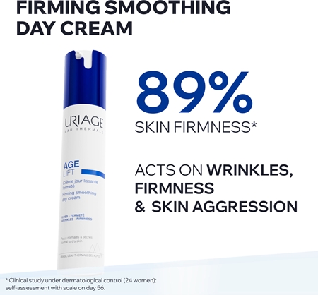 Uriage Age Lift Smoothing Firming Day Cream Firming Anti-Wrinkle Day Cream with hyaluronic acid