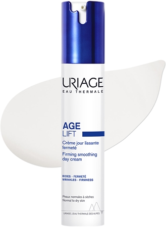 Uriage Age Lift Smoothing Firming Day Cream spevňujúci denný krém proti vráskam s kyselinou hyalurónovou