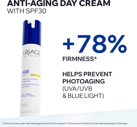 Uriage Age Lift Protective Smoothing Day Cream SPF30 Protective Day Cream to treat wrinkles and dark spots