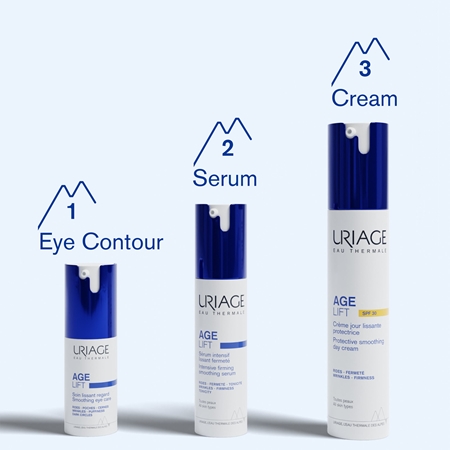 Uriage Age Lift Crème Jour Lissante Protectrice SPF30 crème de jour protectrice anti-rides et anti-taches brunes