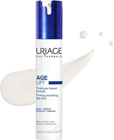 Uriage Age Lift Firming Smoothing Day Fluid stangrinamasis fluidas glotninamojo poveikio
