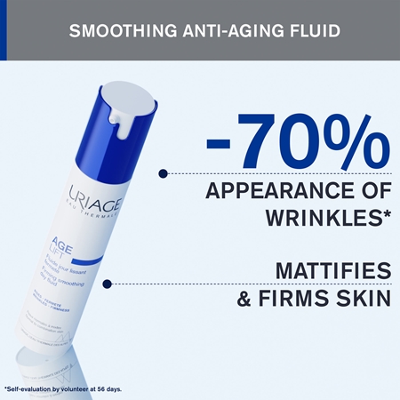 Uriage Age Lift Firming Smoothing Day Fluid stangrinamasis fluidas glotninamojo poveikio