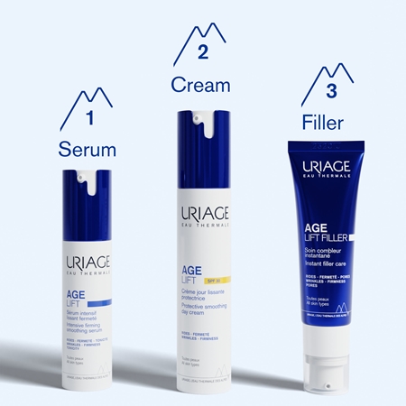 Uriage Age Lift Instant Filler Care feszesítő szérum ráncok ellen
