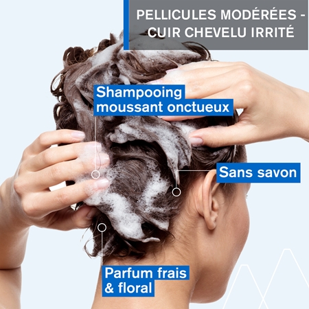 Uriage DS HAIR Shampooing Traitant Antipelliculaire shampoing antipelliculaire pour cuir chevelu irrité