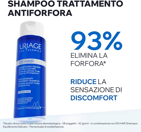 Uriage DS HAIR Anti-Dandruff Treatment Shampoo shampoo antiforfora per cuoi capelluti irritati