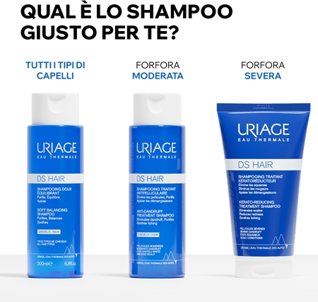 Uriage DS HAIR Anti-Dandruff Treatment Shampoo shampoo antiforfora per cuoi capelluti irritati