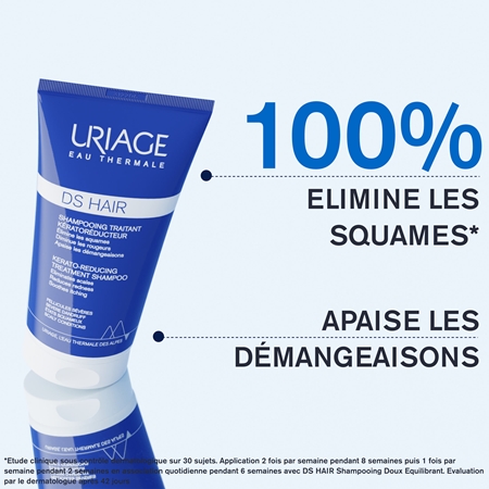 Uriage DS HAIR Kerato-Reducing Treatment Shampoo shampoing kératoréducteur pour peaux sensibles et irritées