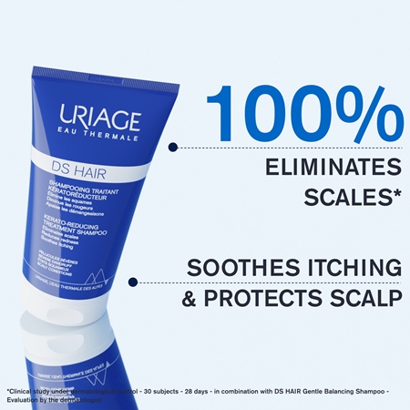 Uriage DS HAIR Kerato-Reducing Treatment Shampoo keratoredukční šampon pro citlivou a podrážděnou pokožku