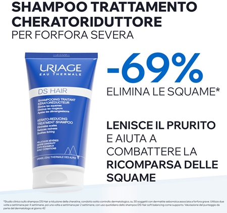 Uriage DS HAIR Kerato-Reducing Treatment Shampoo shampoo cheratolitico per pelli sensibili e irritate