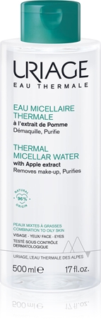 Uriage Hygiène Eau Micellaire Thermale - Peaux Mixtes A Grasses eau micellaire nettoyante pour peaux mixtes à grasses