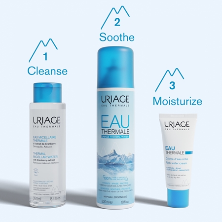 Uriage Hygiène Thermal Micellar Water - Normal to Dry Skin Mizellen-Reinigungswasser für normale und trockene Haut