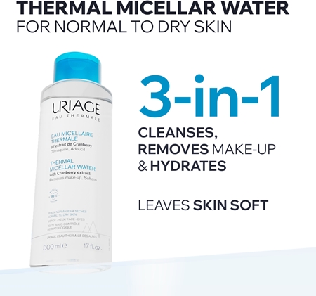 Uriage Hygiène Eau Micellaire Thermale - Peaux Normales a Séches eau micellaire nettoyante pour peaux normales à sèches