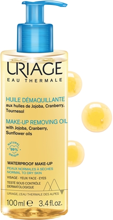 Uriage Hygiène Make-up Removing Oil óleo de limpeza para pele normal a seca