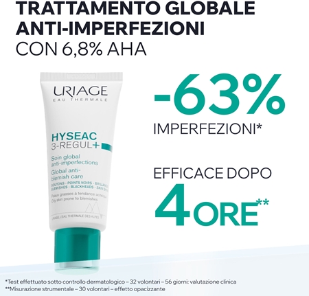 Uriage Hyseac 3-Regul+ Global Anti-Blemish Care crema opacizzante per pelli con imperfezioni
