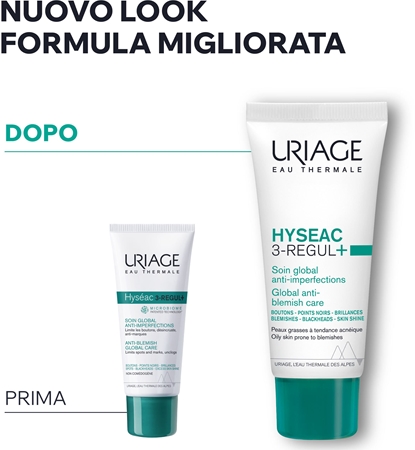 Uriage Hyseac 3-Regul+ Global Anti-Blemish Care crema opacizzante per pelli con imperfezioni