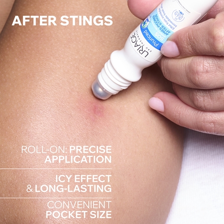 Uriage Pruriced SOS After-Sting Soothing Care Roll-On for Insect Bites with a soothing effect