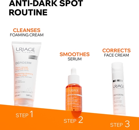 Uriage Dépiderm Anti-Dark Spot Brightening Booster Serum sérum correcteur éclaircissant anti-taches pigmentaires pour une peau lumineuse