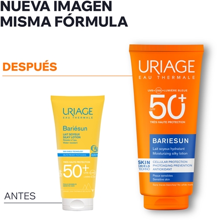 Uriage Bariésun Silky Lotion SPF 50+ leche protectora de cuerpo y rostro SPF 50+