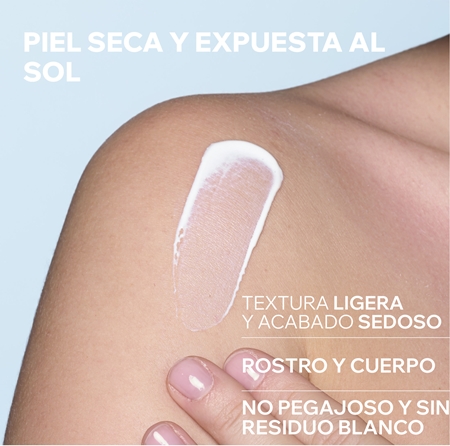 Uriage Bariésun Silky Lotion SPF 50+ leche protectora de cuerpo y rostro SPF 50+