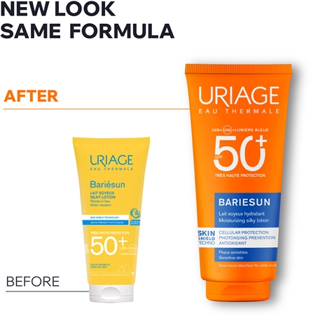 Uriage Bariésun Silky Lotion SPF 50+ lait protecteur visage et corps SPF 50+