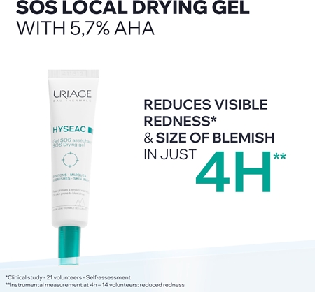 Uriage Hyseac SOS Drying Gel Topical Acne Gel to treat skin imperfections