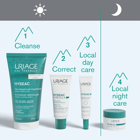 Uriage Hyséac SOS Drying Gel lokální gel na akné proti pigmentovým skvrnám