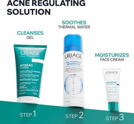 Uriage Hyseac Hydra Soothing Cream Soothing Cream for skin left dry and irritated by medicinal acne treatment
