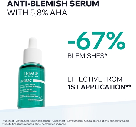 Uriage Hyseac New Skin Serum Anti-Blemish Booster serum for oily and problem skin