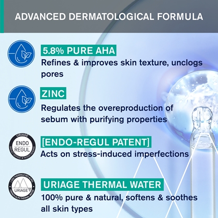 Uriage Hyséac New Skin Serum Anti-Blemish Booster ορός για λιπαρή και προβληματική επιδερμίδα