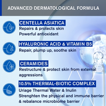 Uriage Cica Daily Repairing Cream Concentrate gel-crème hydratant pour peau fragilisée