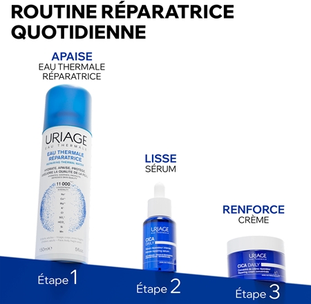 Uriage Cica Daily Repairing Cream Concentrate gel-crème hydratant pour peau fragilisée
