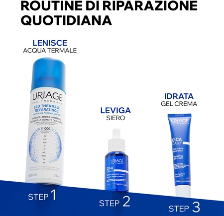 Uriage Cica Daily Repairing Gel-Cream gel rigenerante e idratante per pelli deboli