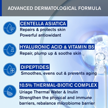 Uriage Cica Daily Intense Repairing Serum відновлююча сироватка для ослабленої шкіри