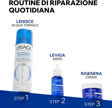 Uriage Cica Daily Intense Repairing Serum siero rigenerante per pelli deboli