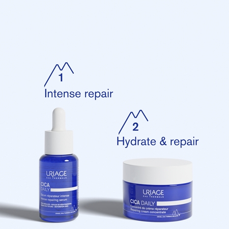 Uriage Cica Daily Intense Repairing Serum відновлююча сироватка для ослабленої шкіри
