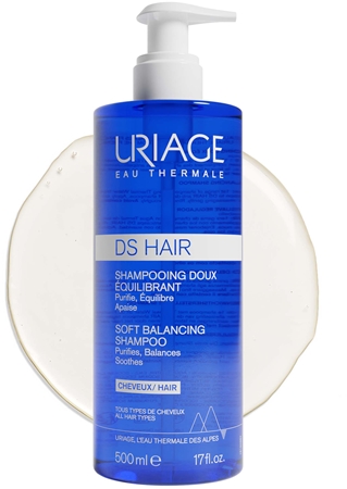 Uriage DS HAIR Soft Balancing Shampoo sampon pentru curatare pentru piele sensibila