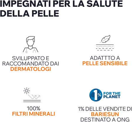 Uriage Bariésun Mineral Stick SPF 50+ stick protettivo minerale per zone sensibili SPF 50+