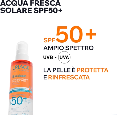 Uriage Bariésun Fresh Sun Water SPF50+ spray solare protettivo SPF 50+
