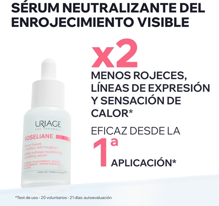 Uriage Roseliane Redness Neutralizing Smoothing Serum serum calmante con efecto alisante
