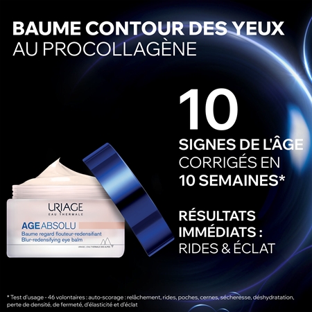 Uriage Age Absolu Blur-redensifying Eye Balm crème anti-rides contour yeux