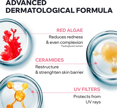 Uriage Roseliane Visible Redness-Neutralizing Care SPF30 crème légère apaisante contre les rougeurs cutanées