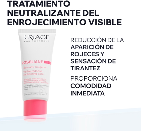 Uriage Roseliane Visible Redness-Neutralizing Care crema calmante para pieles sensibles con tendencia a las rojeces